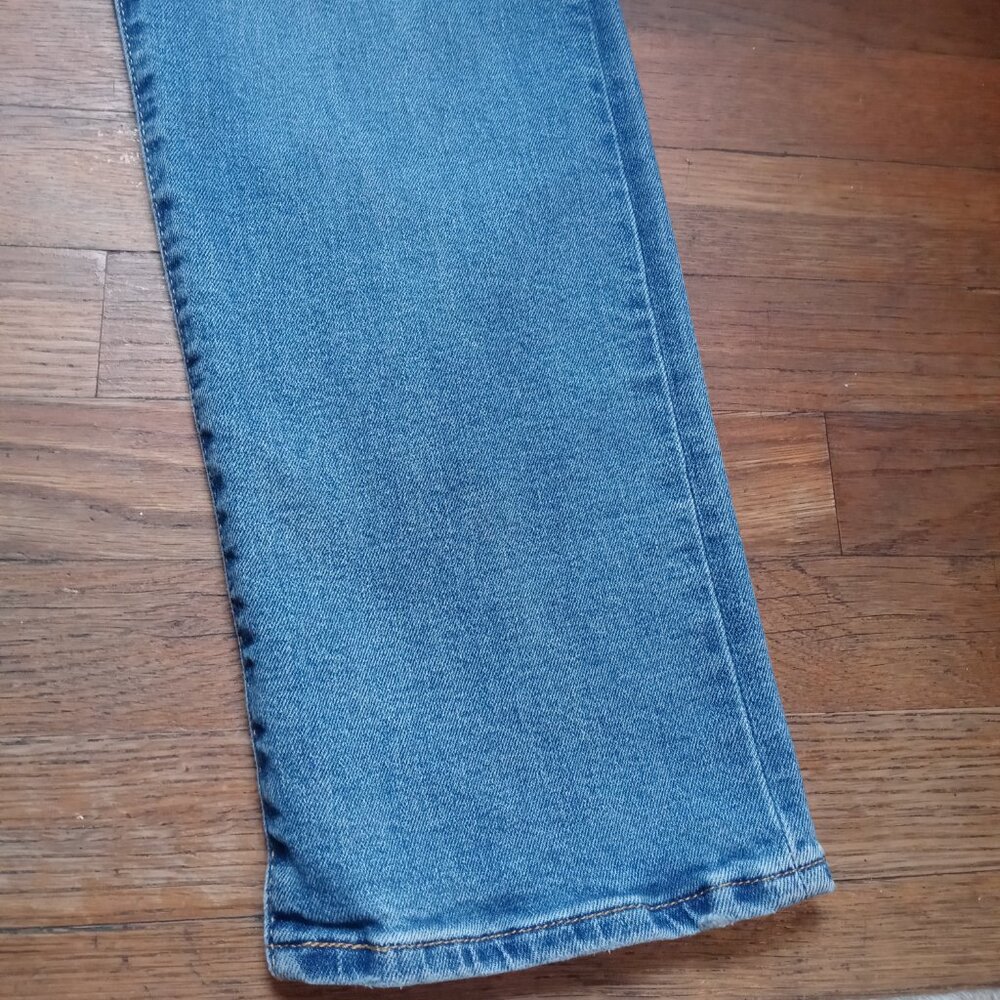 LEVI'S ribcage straight ankle jeans in summer slide (sz25) - Picture 7 of 14
